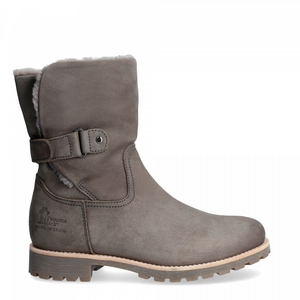 Bottes D'hiver Panama Jack Felia Igloo Doublure en peau de mouton Grise Femme | FUH-59035590