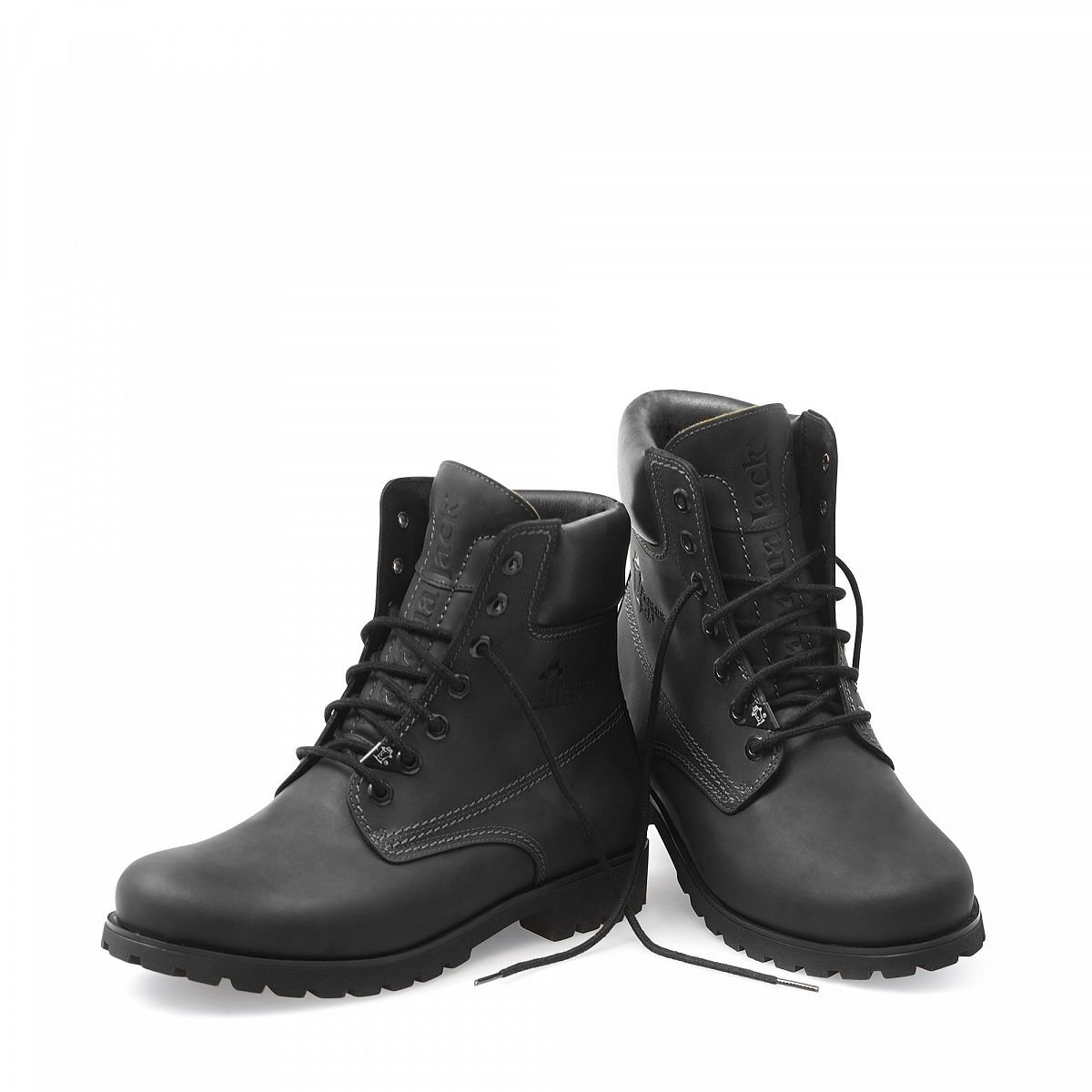 Bottes à lacets Panama Jack Panama 03 Doublure en cuir Noir Homme | CTX-95650705