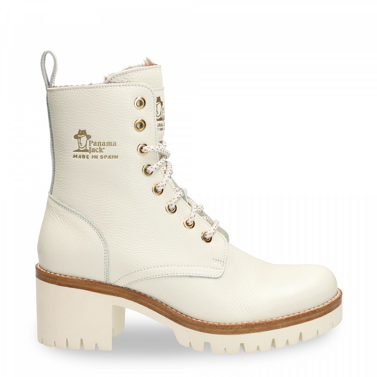 Bottes D'hiver Panama Jack Padma Doublure Chaude Blanche Femme | HAW-46066860