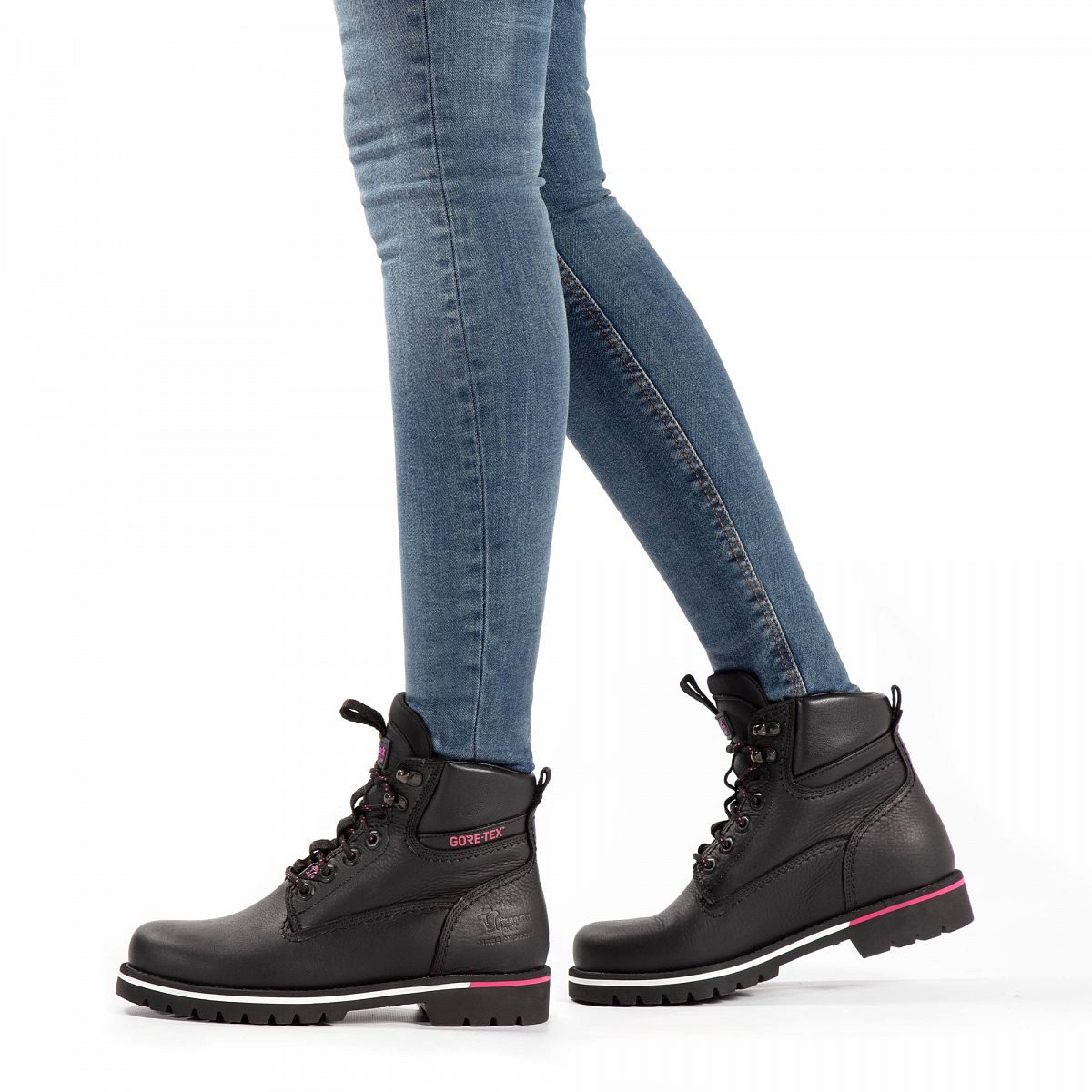 Bottes à lacets Panama Jack Amur Gtx Urban Doublure Gore-tex? Noir Femme | AUS-06426412