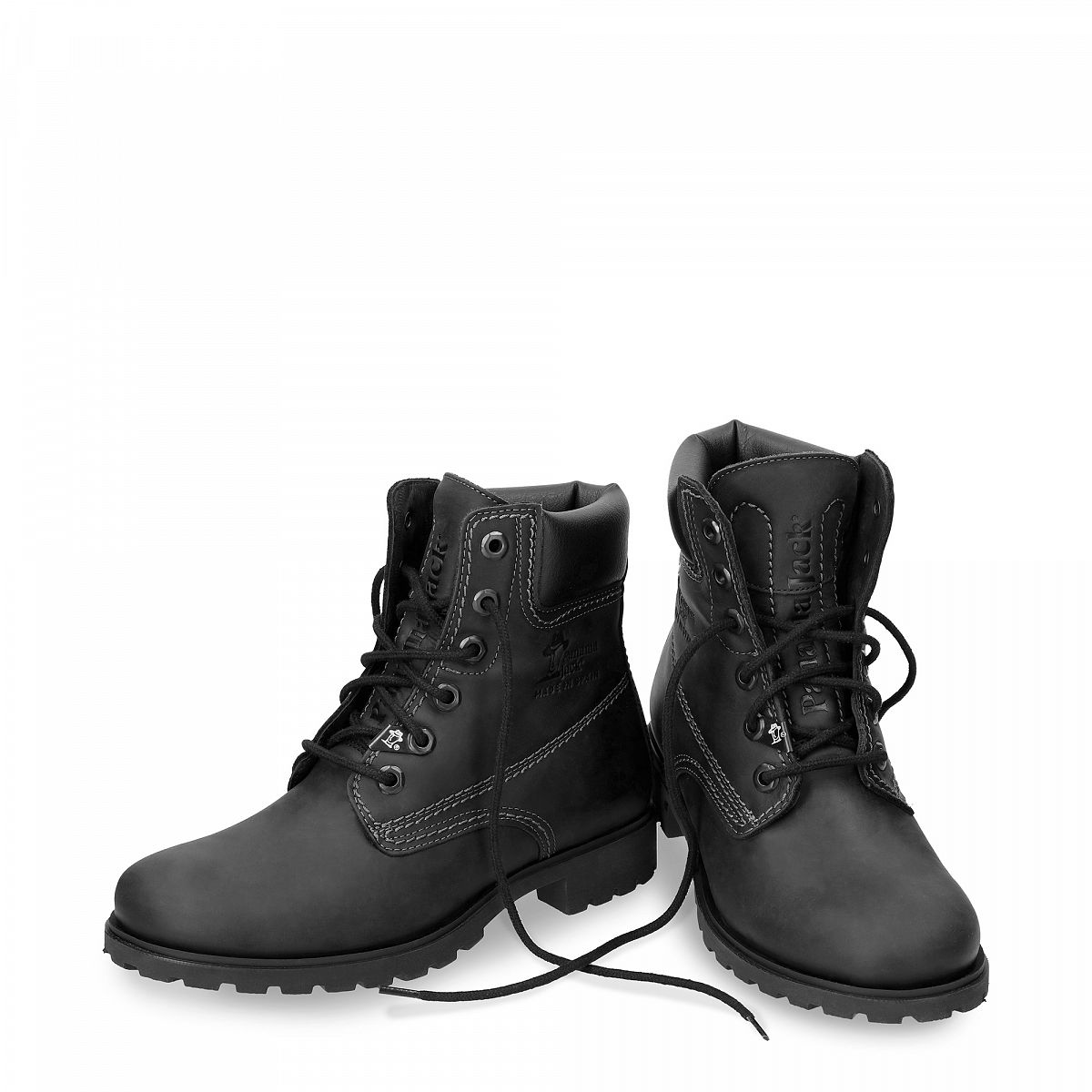 Bottes à lacets Panama Jack Panama 03 Doublure en cuir Noir Femme | MGJ-52643593