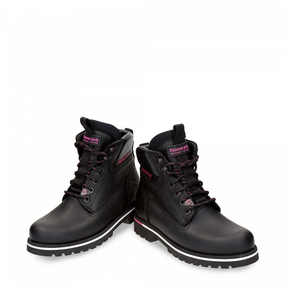 Bottes à lacets Panama Jack Amur Gtx Urban Doublure Gore-tex? Noir Femme | AUS-06426412