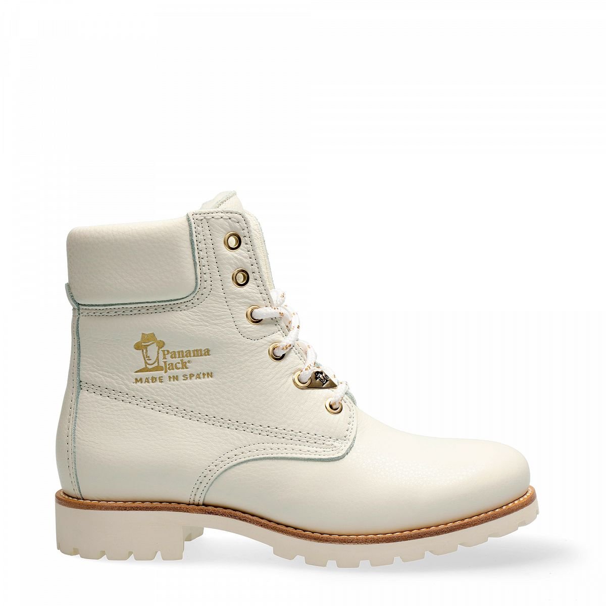 Bottes Panama Jack Panama 03 Igloo Doublure en peau de mouton Blanche Femme | ORM-58243274