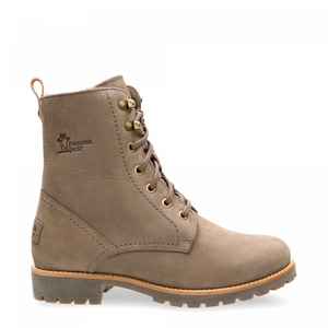 Bottes D'hiver Panama Jack Fara Igloo Trav Doublure en peau de mouton Grise Femme | YRS-61399388