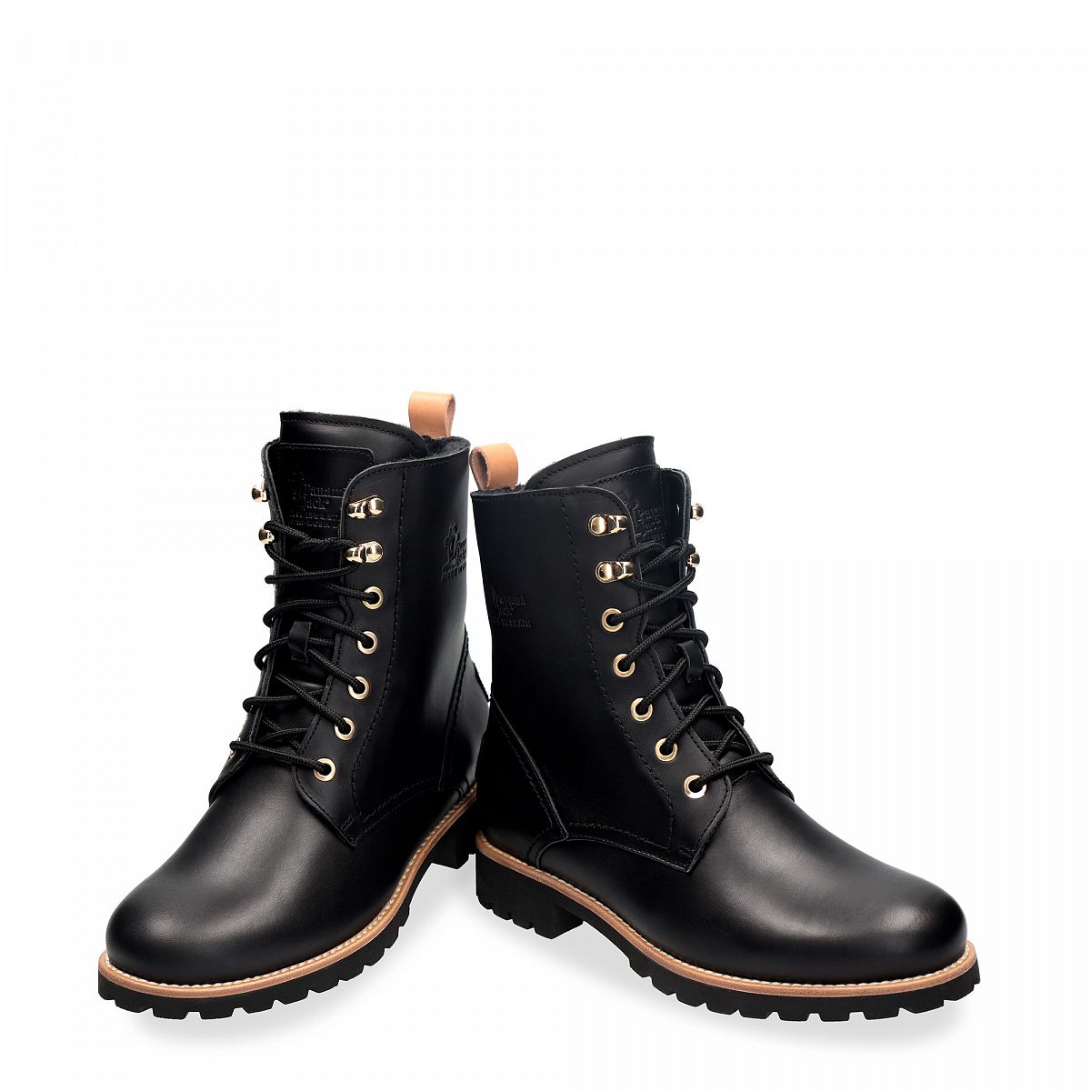 Bottes D'hiver Panama Jack Fara Igloo Trav 100% Doublure en peau de mouton. Noir Femme | EPS-49267823