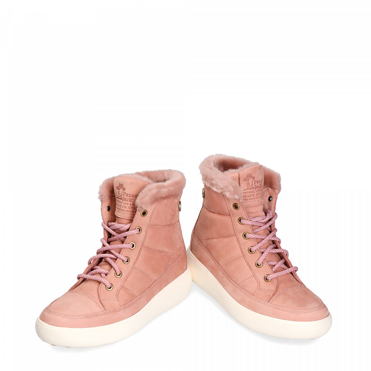 Bottes Panama Jack Raquel Doublure en cuir Rose Femme | PSM-83313682