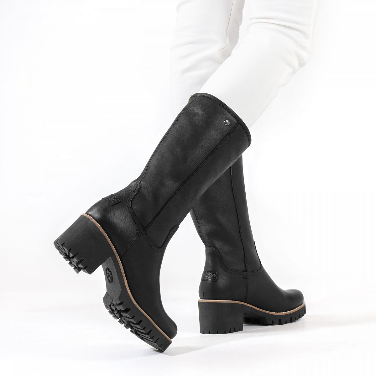 Bottes D'hiver Panama Jack Patricia Doublure Chaude Noir Femme | IWZ-49472343