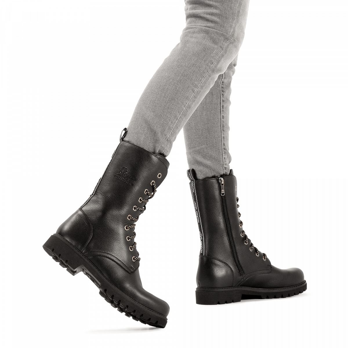 Bottes D'hiver Panama Jack Fiorela Doublure Chaude Noir Femme | MWN-70438251