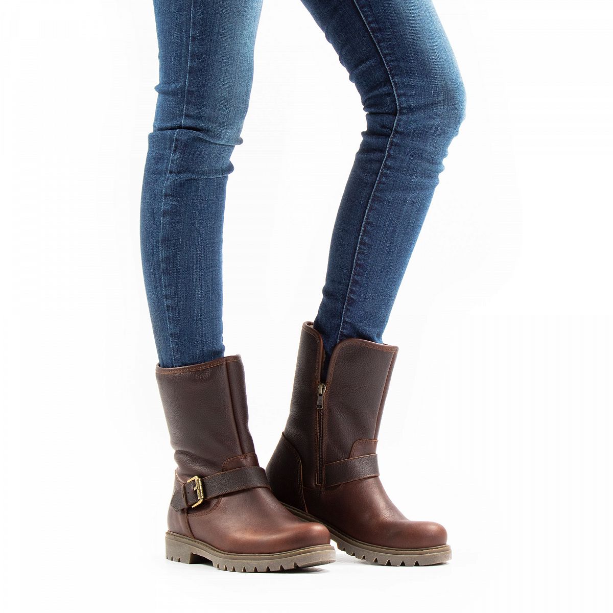 Bottes D'hiver Panama Jack Singapur Doublure Chaude Marron Femme | OVC-15084160