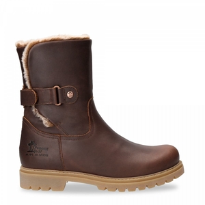 Bottes D'hiver Panama Jack Felia Doublure Chaude Marron Femme | LQL-39515409