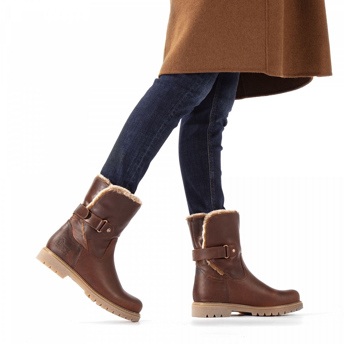 Bottes D'hiver Panama Jack Felia Doublure Chaude Marron Femme | LQL-39515409