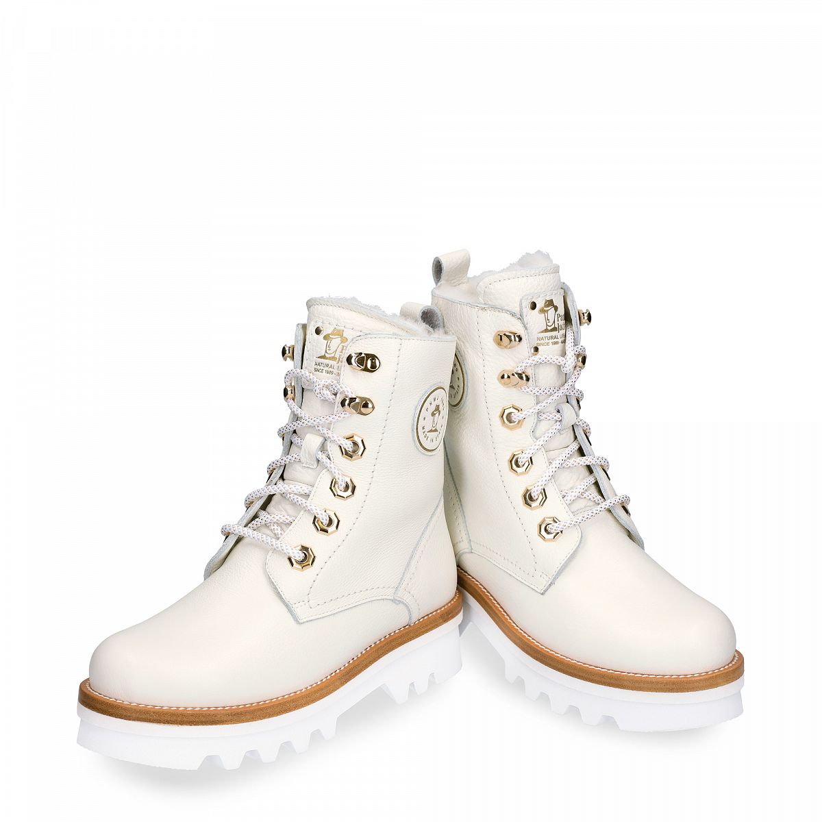 Bottes Panama Jack Mooly Igloo Doublure en peau de mouton Blanche Femme | FSK-86029606