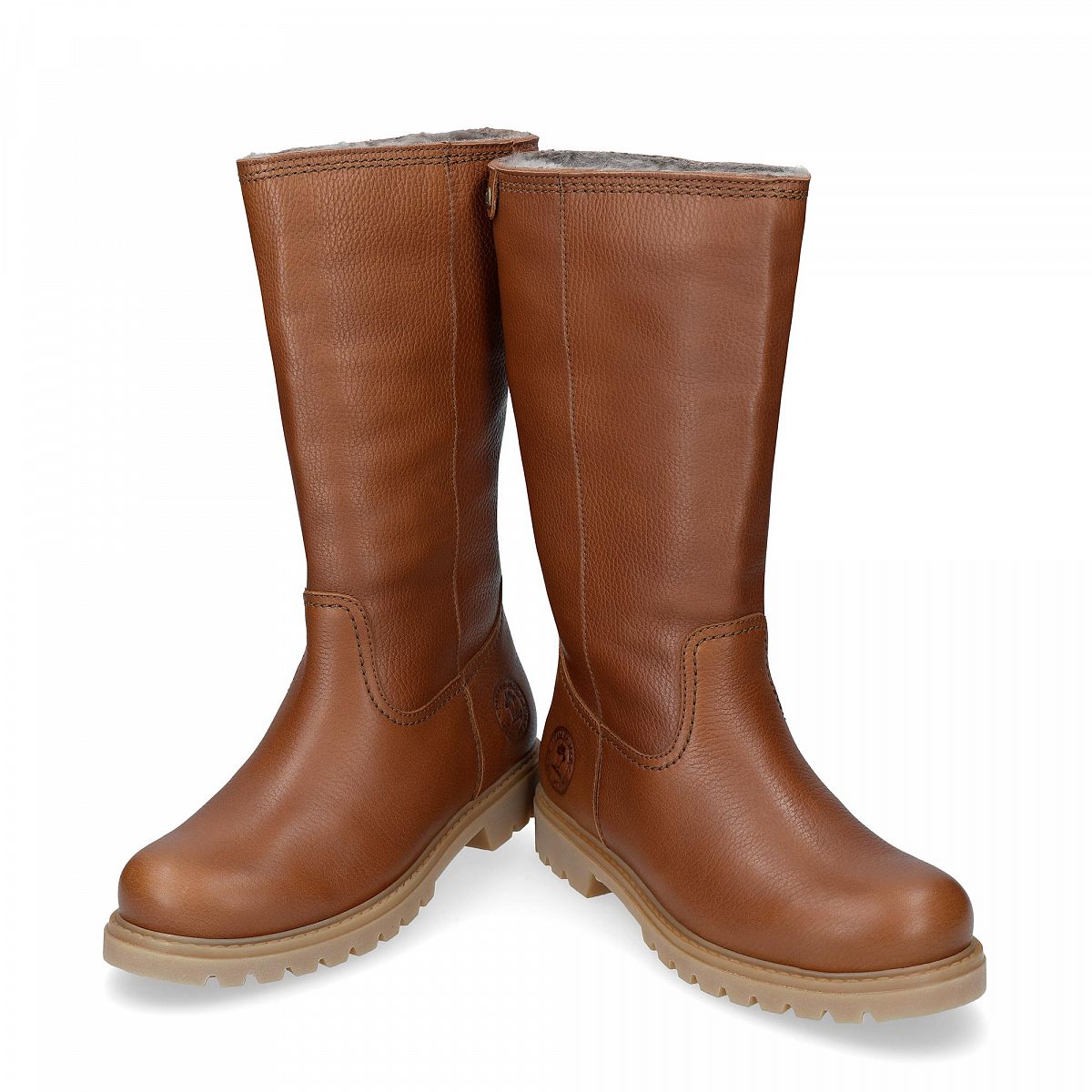 Bottes Hautes Panama Jack Bambina Igloo Doublure en peau de mouton Marron Foncé Femme | ZTE-83695108