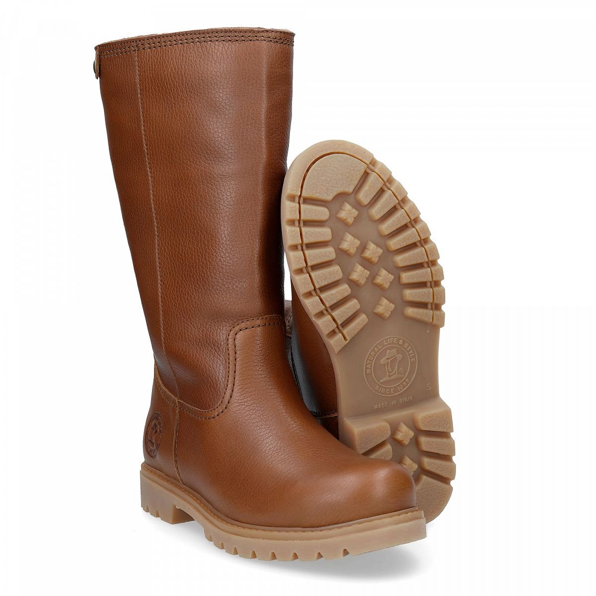 Bottes Hautes Panama Jack Bambina Igloo Doublure en peau de mouton Marron Foncé Femme | ZTE-83695108