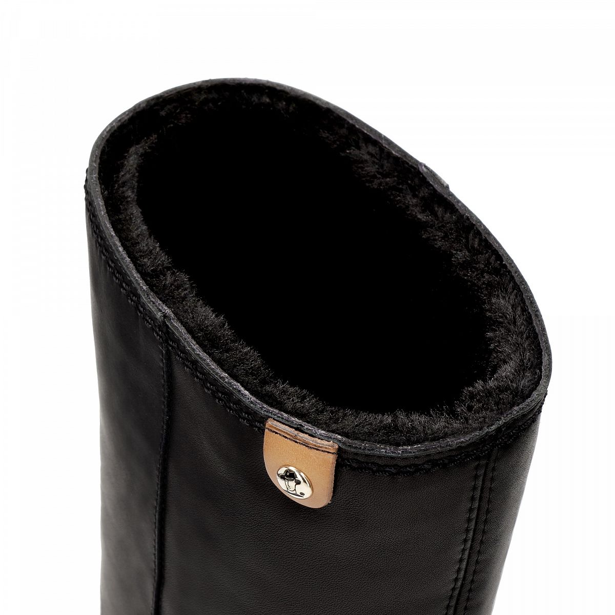 Bottes Hautes Panama Jack Bambina Igloo Trav Doublure en peau de mouton Noir Femme | BTD-23005245