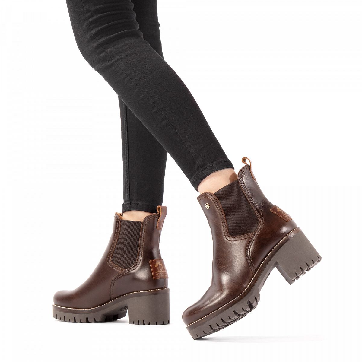 Bottines Chelsea Panama Jack Pia Igloo Brk Doublure en peau de mouton Marron Femme | MCN-02517250