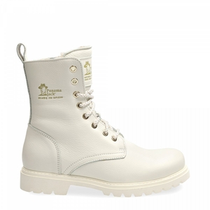 Bottes Panama Jack Frisia Igloo Doublure en peau de mouton Blanche Femme | KTQ-20090799