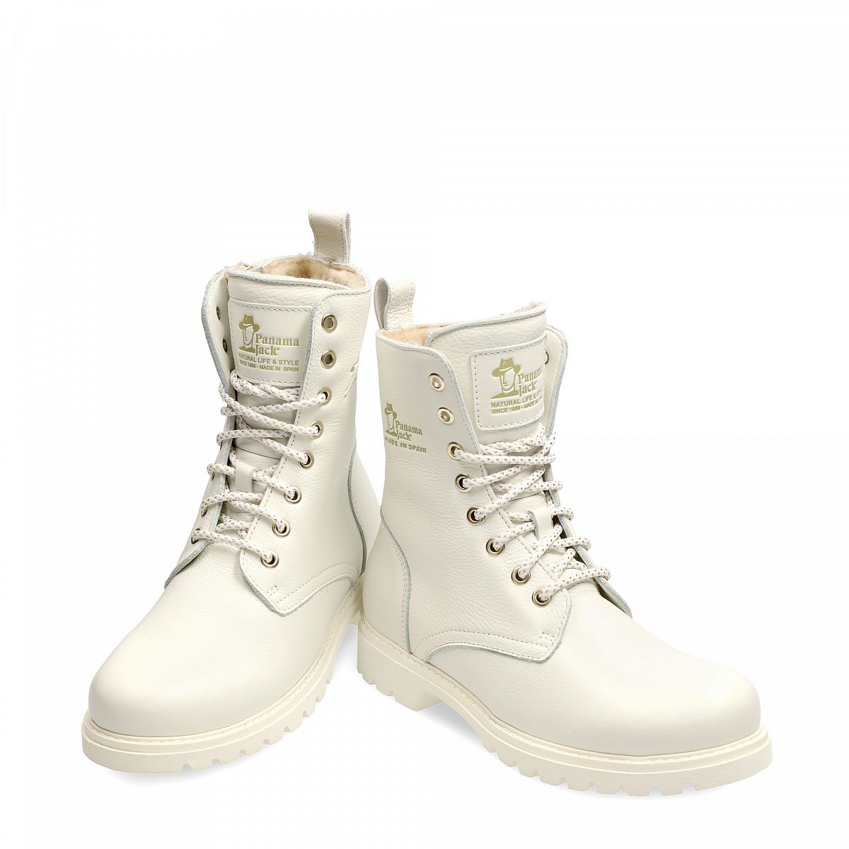 Bottes Panama Jack Frisia Igloo Doublure en peau de mouton Blanche Femme | KTQ-20090799