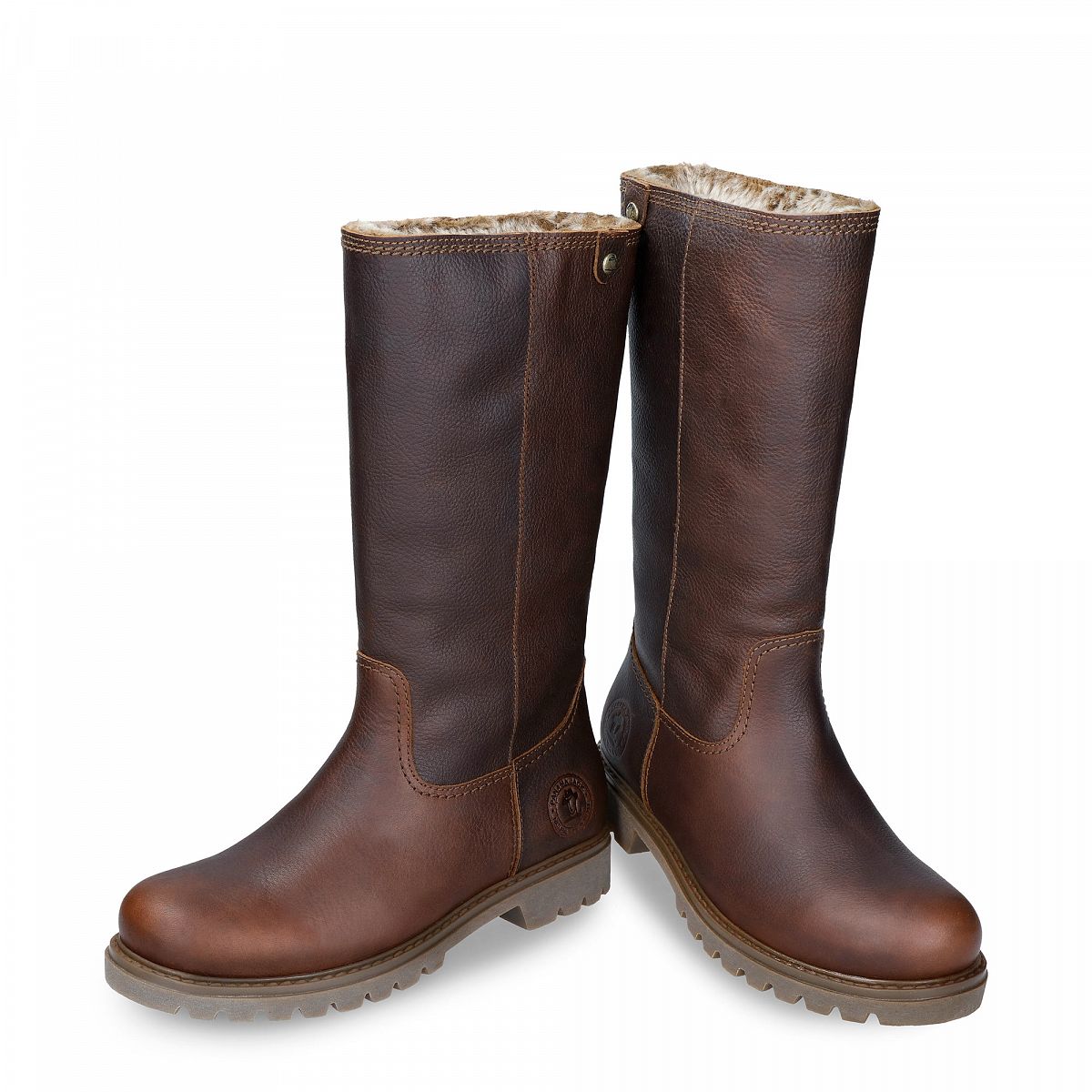 Bottes Hautes Panama Jack Bambina Doublure Chaude Marron Femme | BCE-96635537