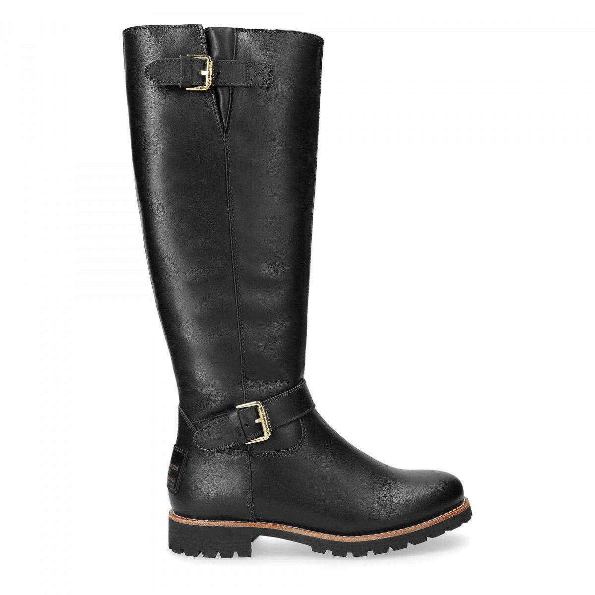 Bottes Hautes Panama Jack Amberes Igloo Trav Doublure en peau de mouton Noir Femme | HHN-13809760