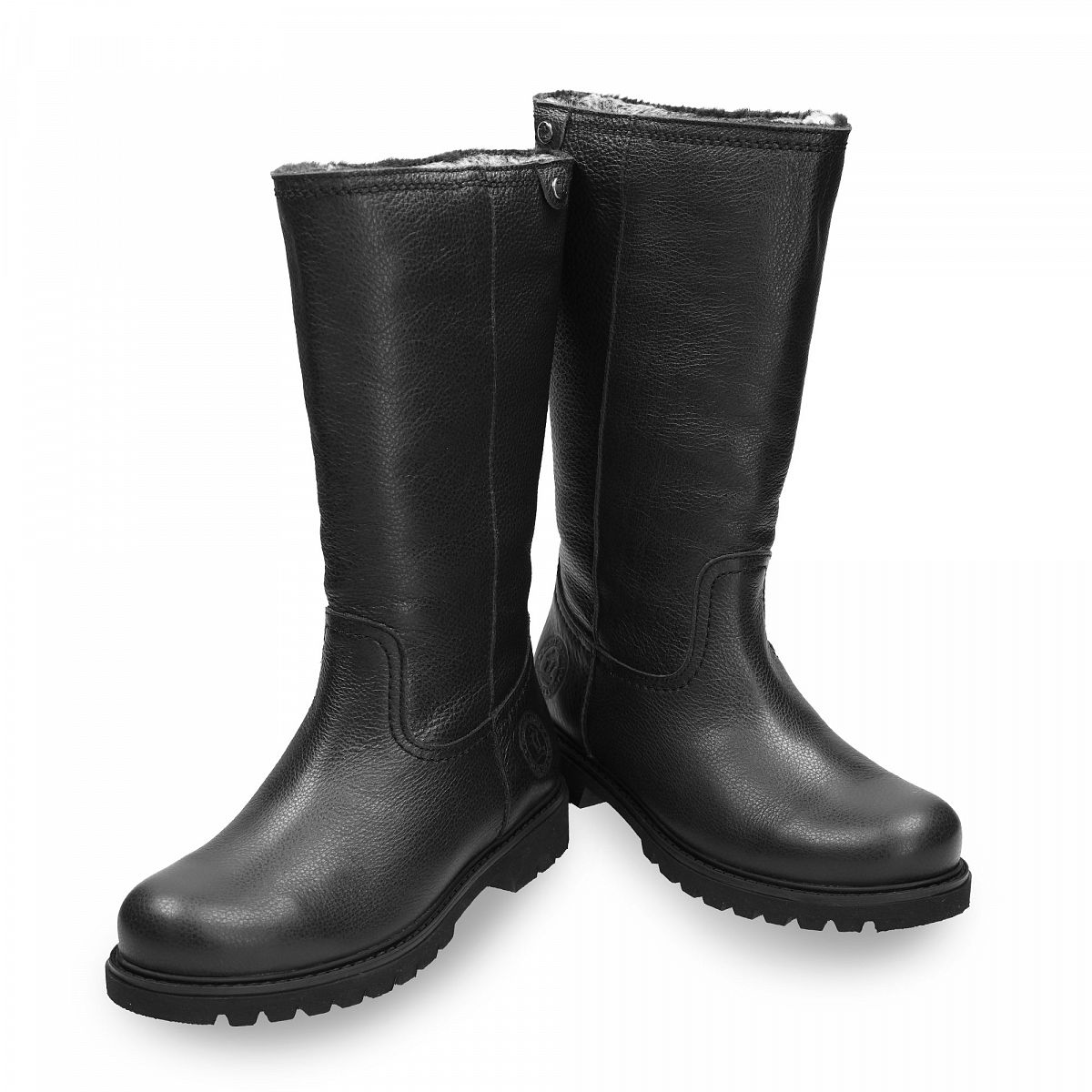 Bottes Hautes Panama Jack Bambina Doublure Chaude Noir Femme | AVX-26520024