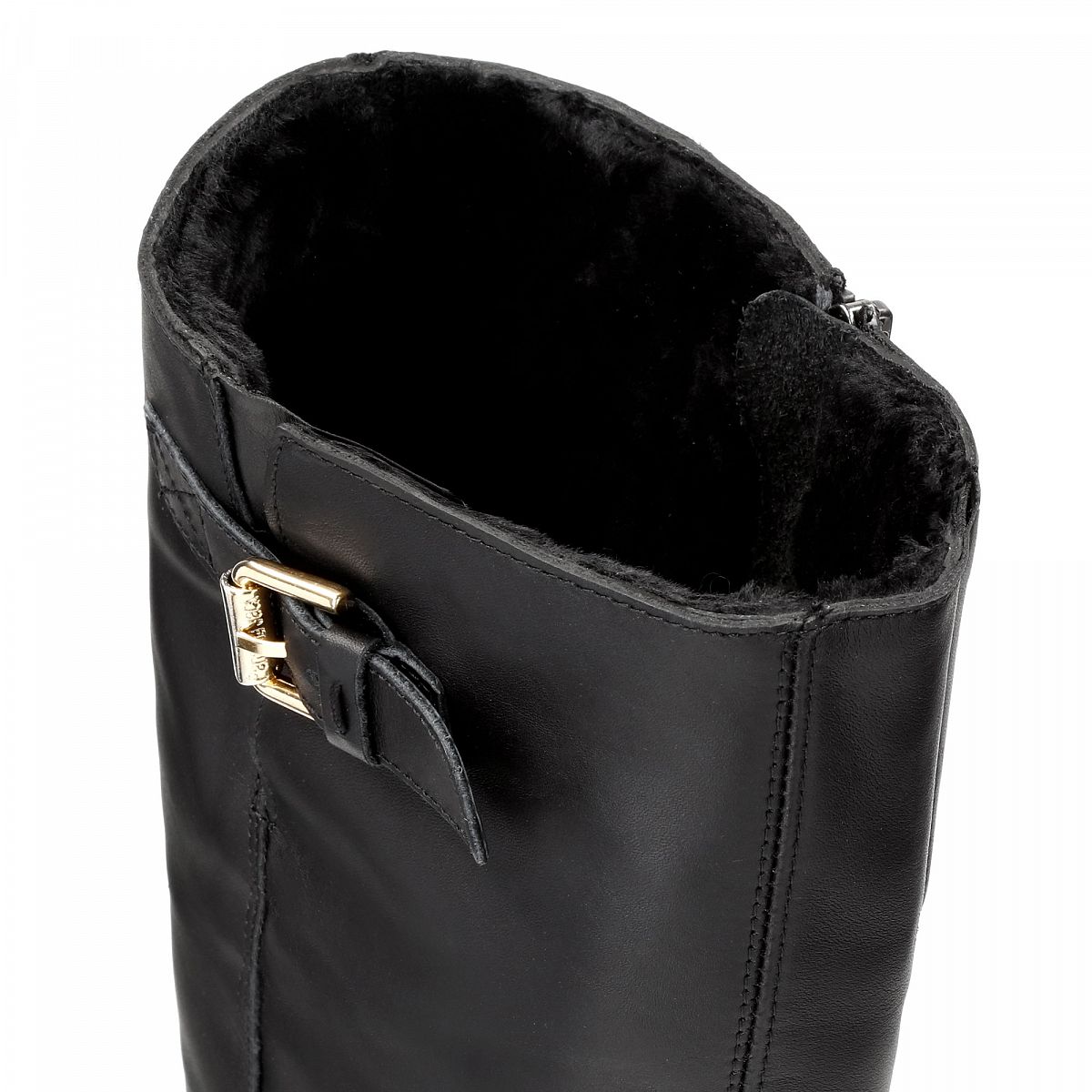 Bottes Hautes Panama Jack Amberes Igloo Trav Doublure en peau de mouton Noir Femme | HHN-13809760