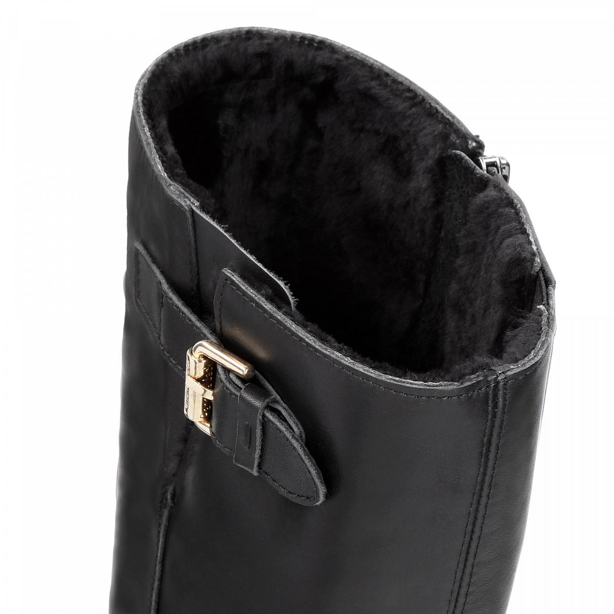 Bottes Hautes Panama Jack Phaedra Igloo Travelling Doublure en peau de mouton Noir Femme | UEI-27881822