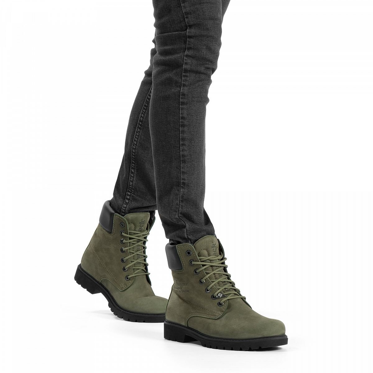 Bottes Panama Jack Panama 03 Doublure en cuir Vert Homme | KNO-26257412