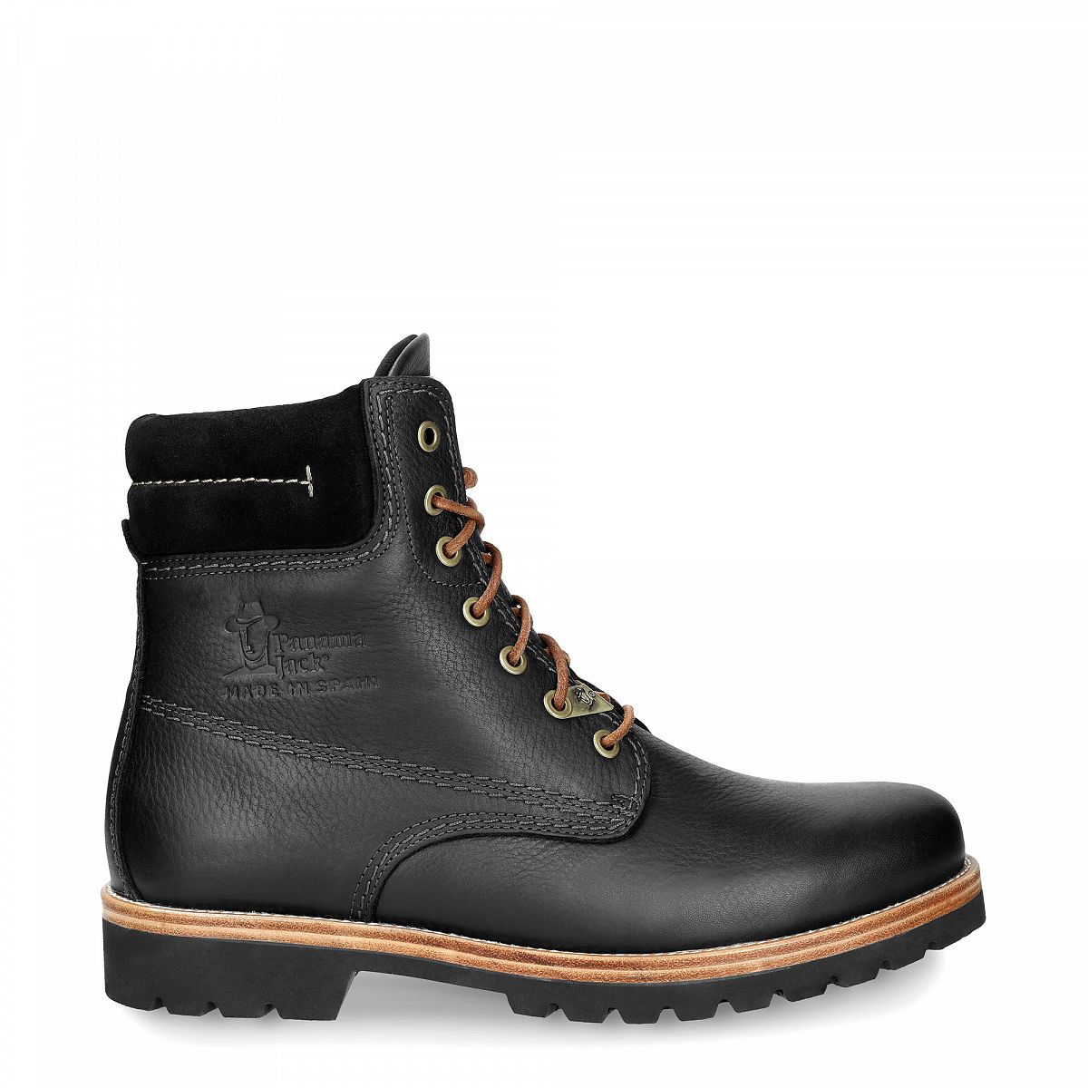 Bottes Panama Jack Panama 03 Doublure en cuir Noir Homme | YFD-80883129