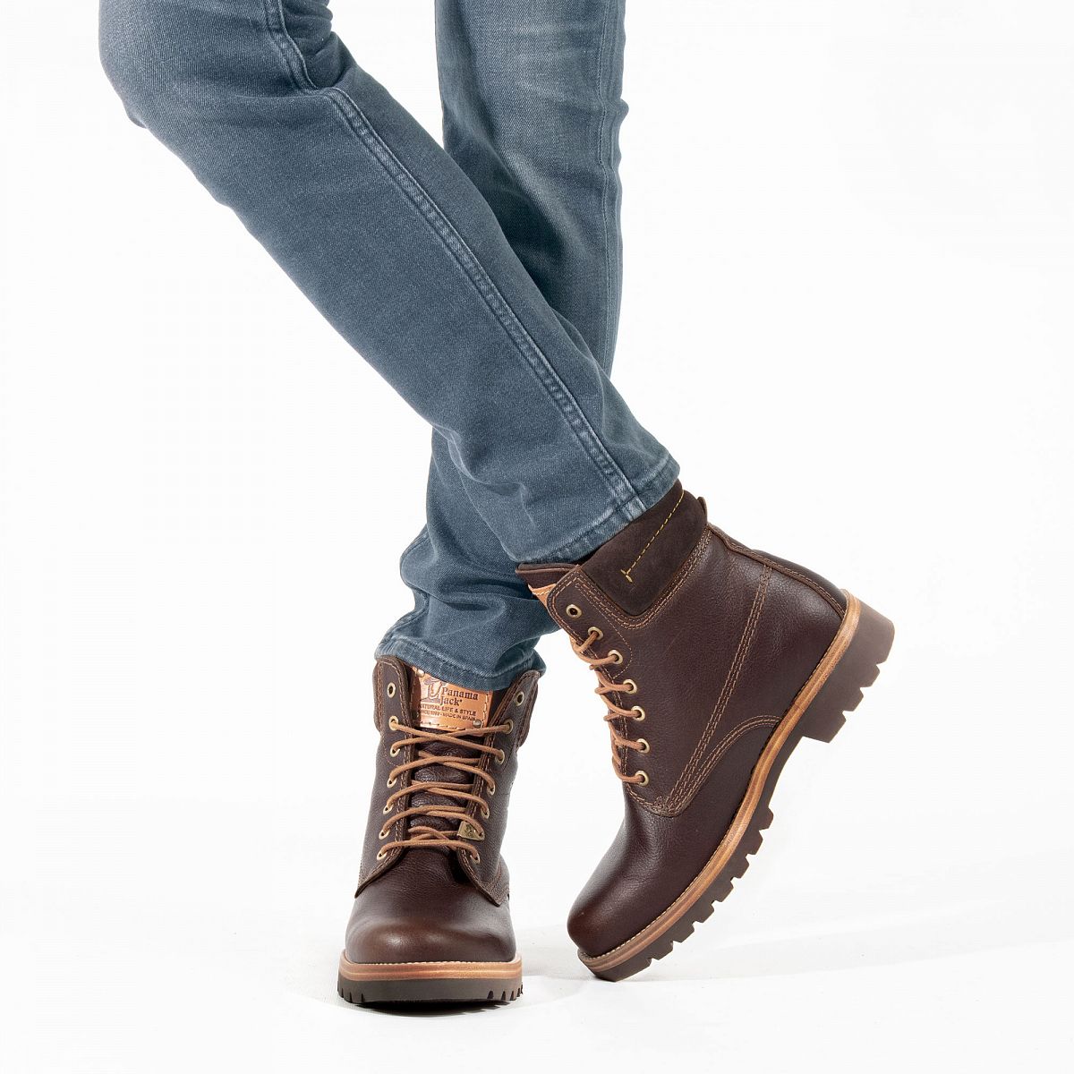 Bottes Panama Jack Panama 03 Doublure en cuir Marron Homme | LXV-18752384