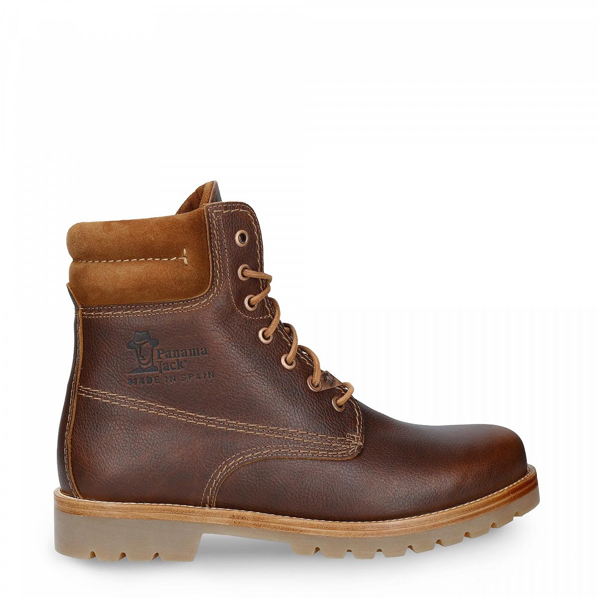 Bottes à lacets Panama Jack Panama 03 Doublure en cuir Bordeaux Homme | DJX-73169144