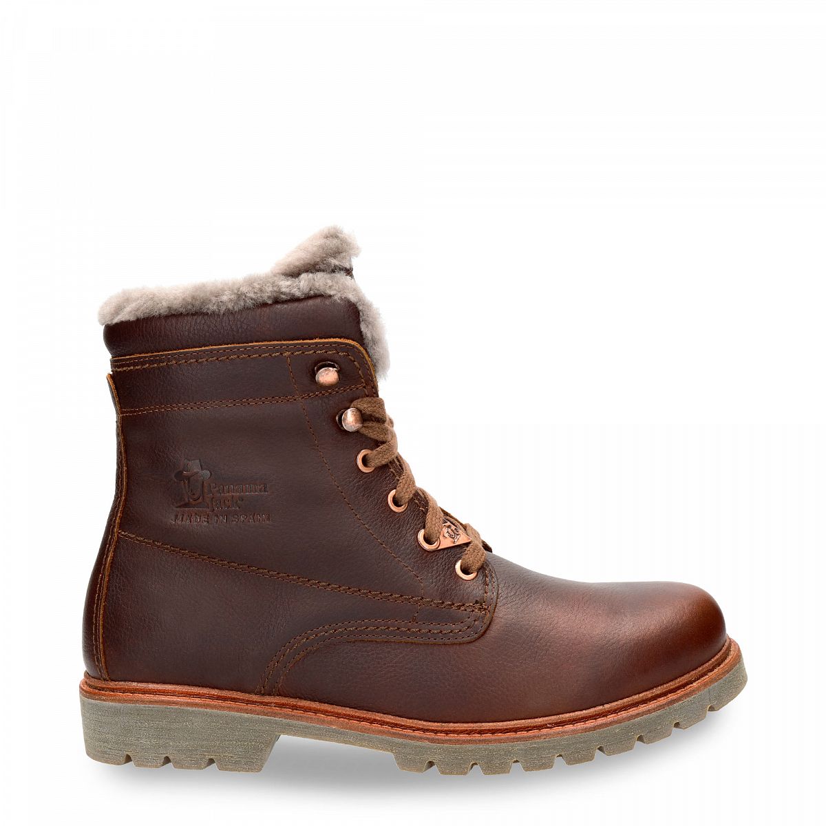 Bottes D'hiver Panama Jack Panama 03 Aviator Igloo Doublure en peau de mouton Marron Homme | UGS-41134955