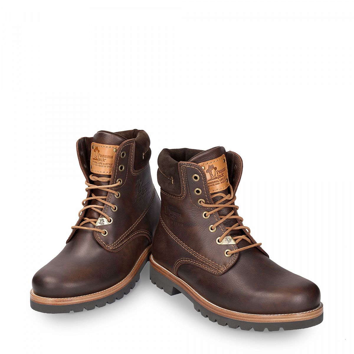 Bottes Panama Jack Panama 03 Doublure en cuir Marron Homme | LXV-18752384