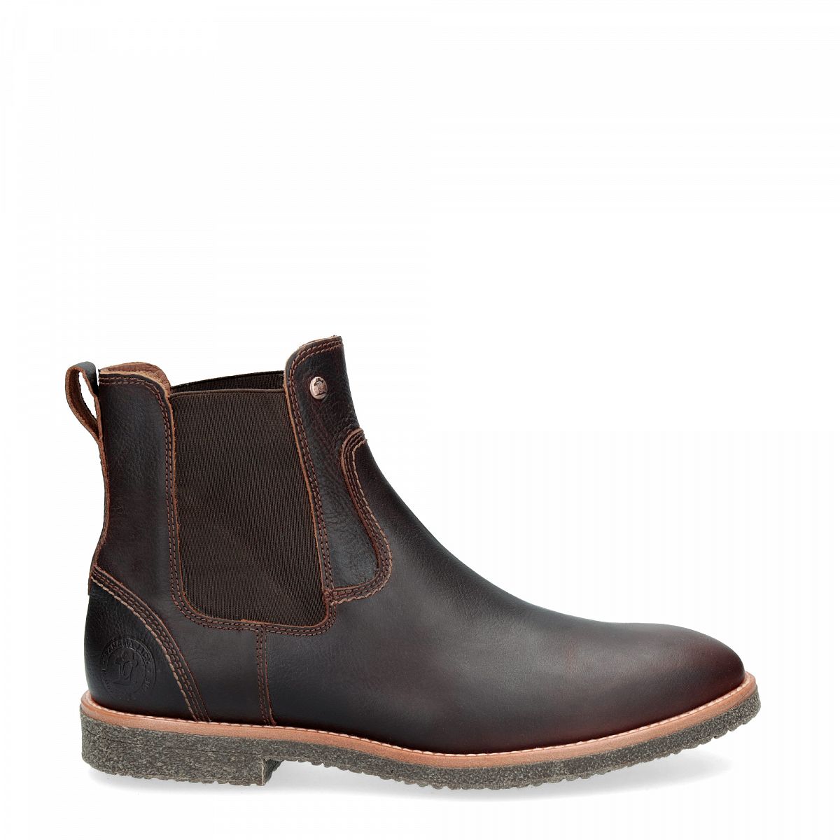 Bottines Chelsea Panama Jack Garnock Doublure en cuir Marron Homme | QVM-91745964