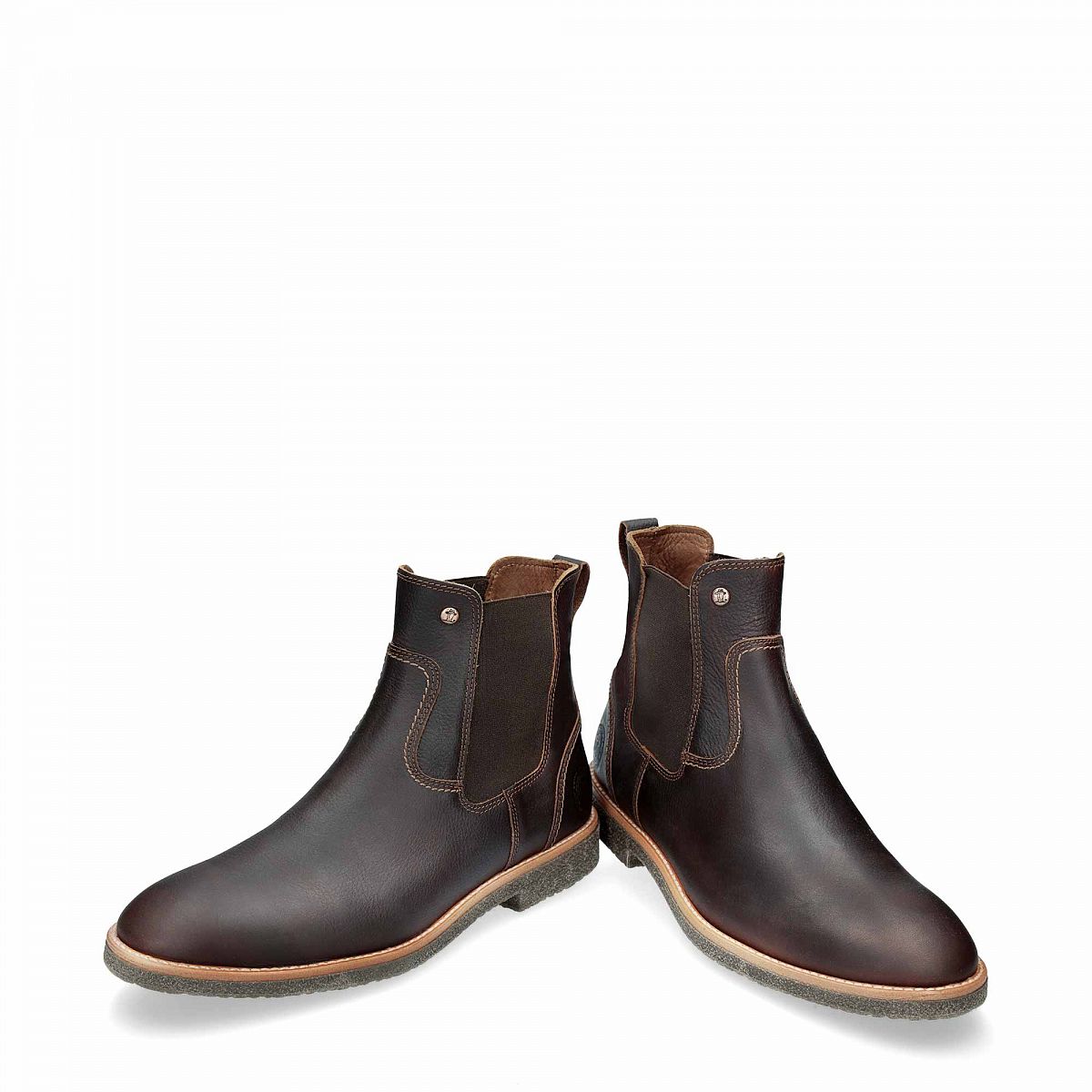 Bottines Chelsea Panama Jack Garnock Doublure en cuir Marron Homme | QVM-91745964