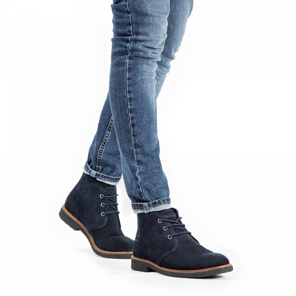 Bottines Panama Jack Gael Doublure en cuir Bleu Marine Bleu Homme | TGC-96936337