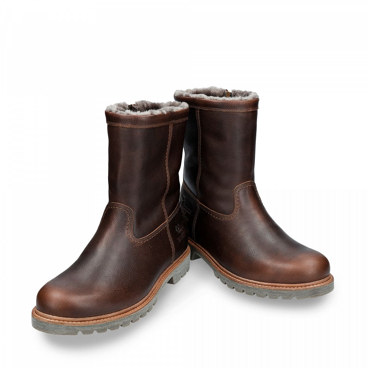 Bottes Panama Jack Fedro Igloo Doublure en peau de mouton Marron Homme | SEK-20381034