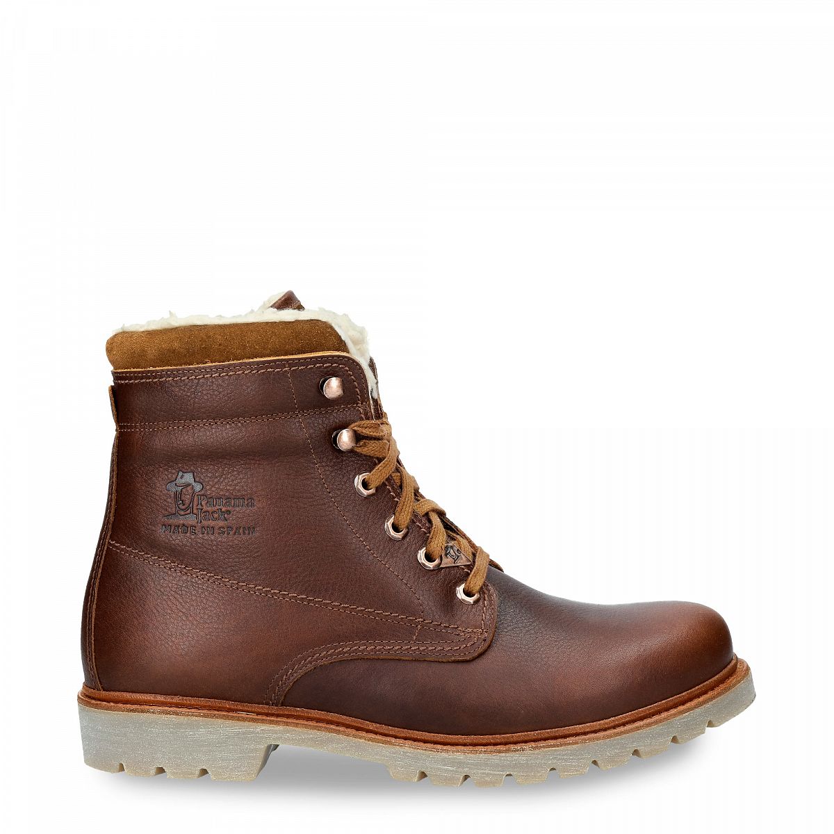 Bottes D'hiver Panama Jack Panama 03 Aviator Doublure en coton Bordeaux Homme | CGW-83737558