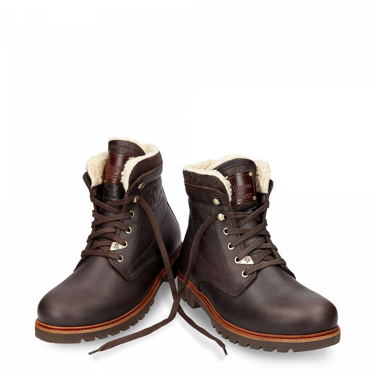 Bottes D'hiver Panama Jack Panama 03 Aviator Doublure en coton Marron Homme | MMX-62302400