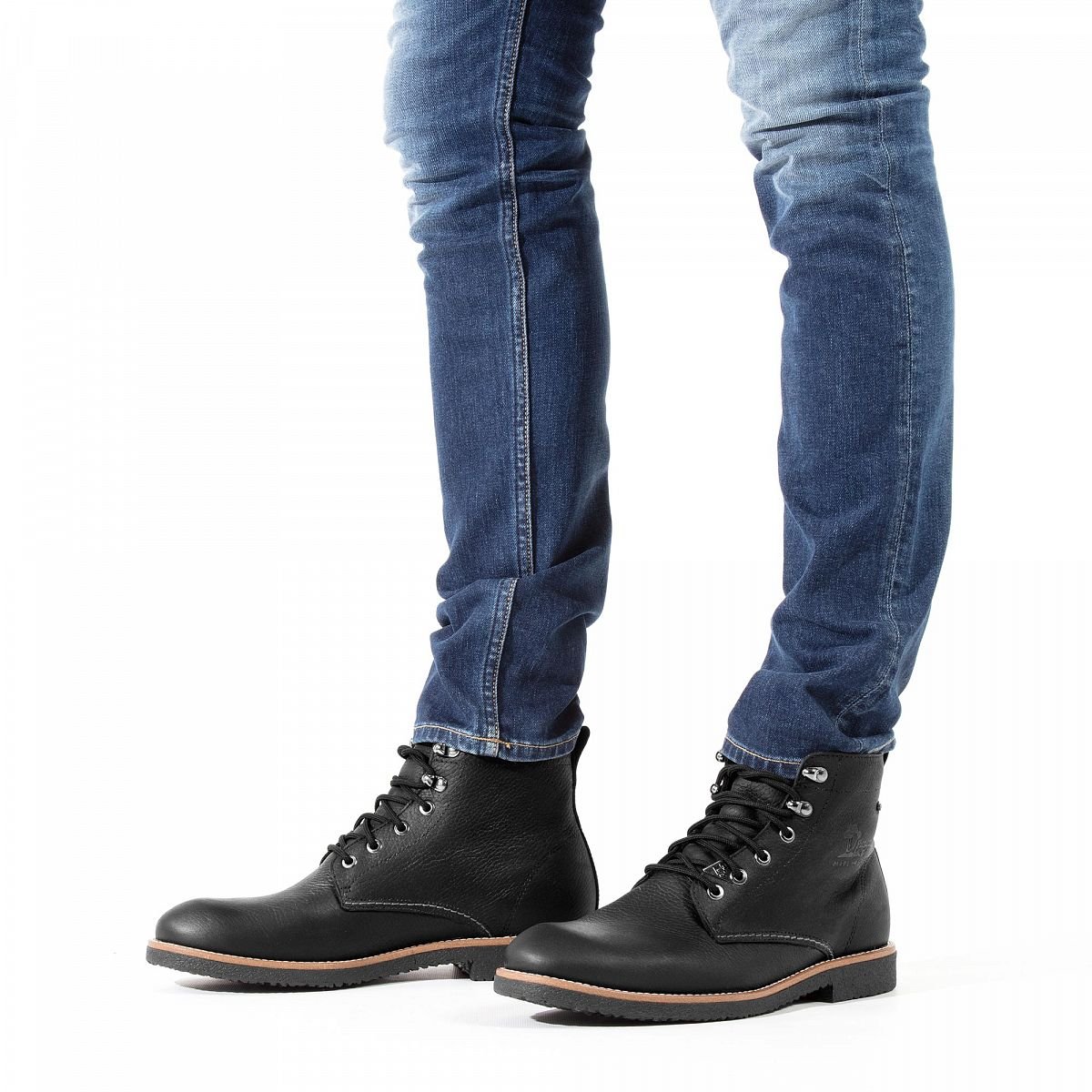 Bottines Panama Jack Glasgow Gore-tex Shoelaces Noir Homme | LAK-63386996