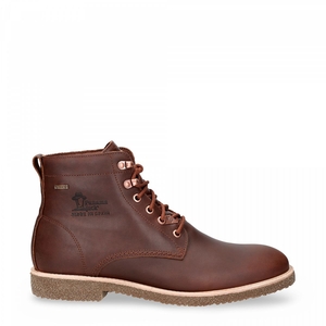 Bottines Panama Jack Glasgow GTX Doublure Gore-tex? Marron Homme | JEN-73600937