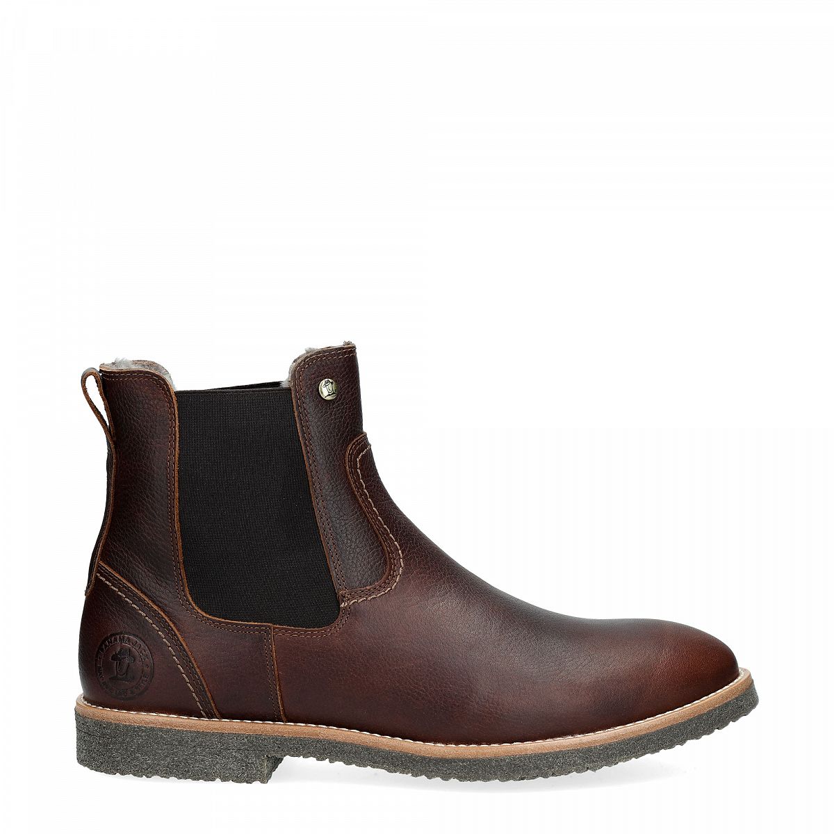 Bottines Panama Jack Garnock Igloo Doublure en peau de mouton Marron Homme | KWV-44247441