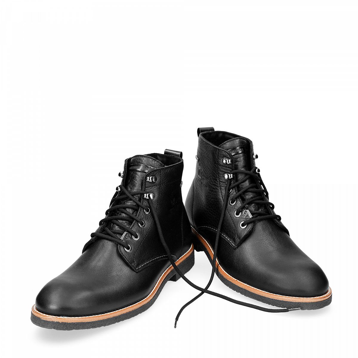 Bottines Panama Jack Glasgow Gore-tex Shoelaces Noir Homme | LAK-63386996