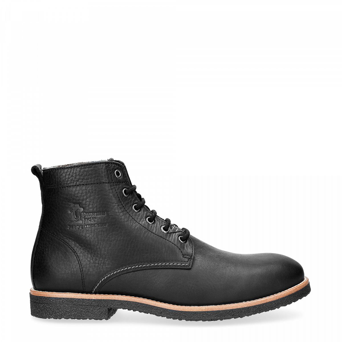 Bottines Panama Jack Glasgow Igloo Doublure en peau de mouton Noir Homme | BCV-41664724