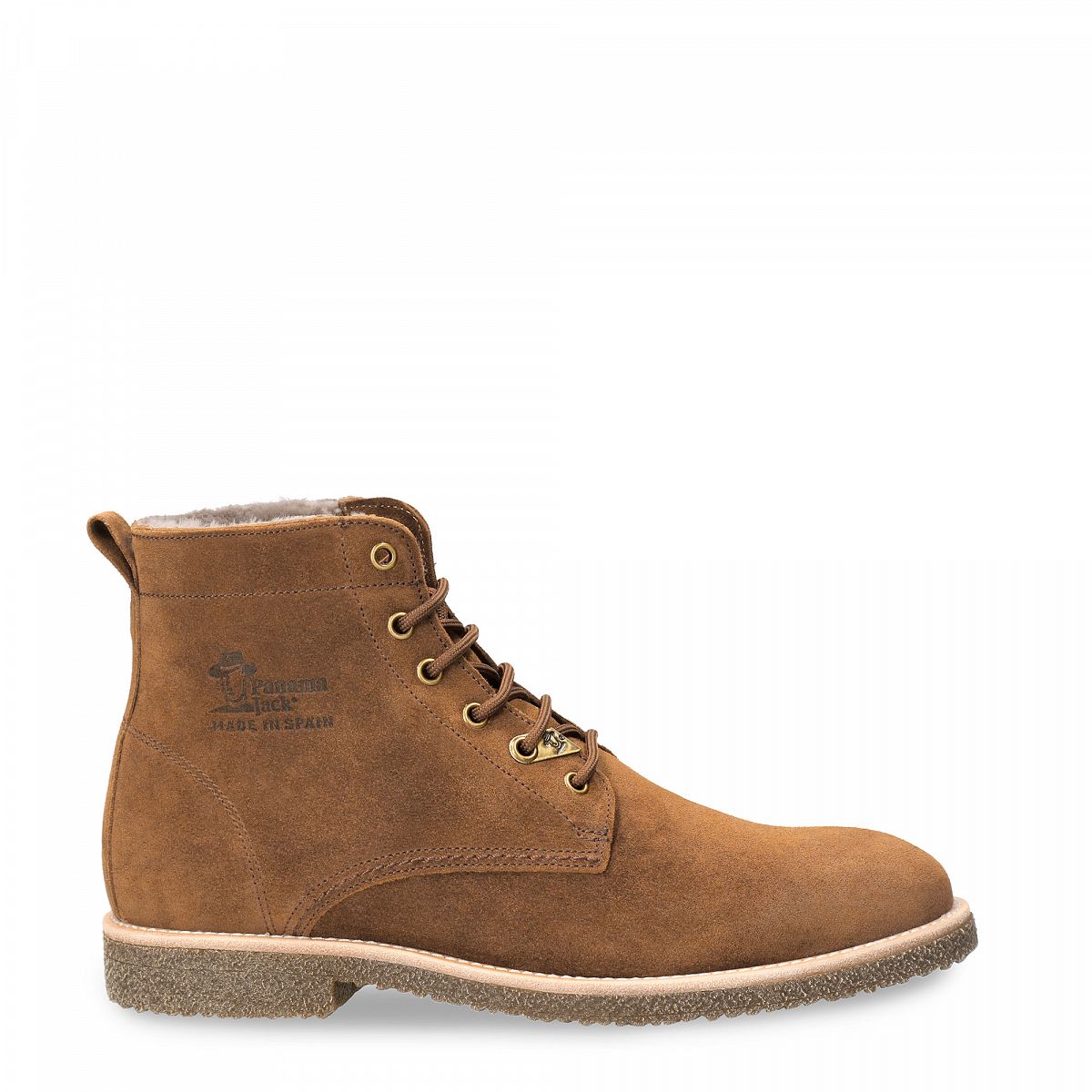 Bottines Panama Jack Glasgow Igloo Doublure en peau de mouton Marron Homme | JKG-92013456