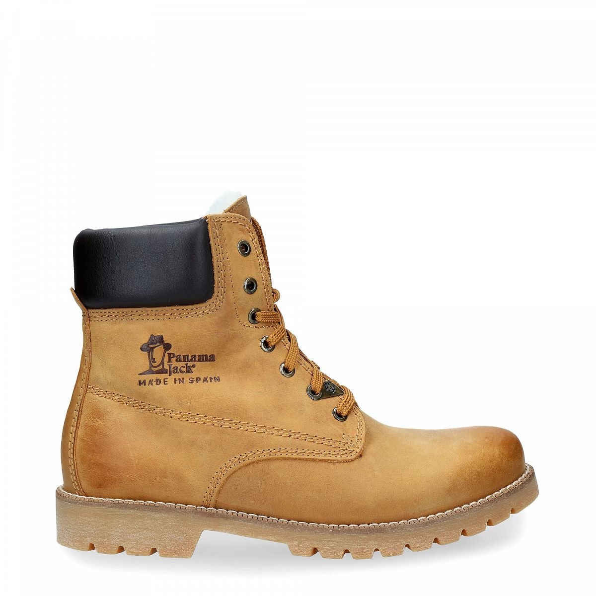 Bottines Panama Jack Panama 03 Igloo Doublure en peau de mouton Marron Homme | DPU-26094468