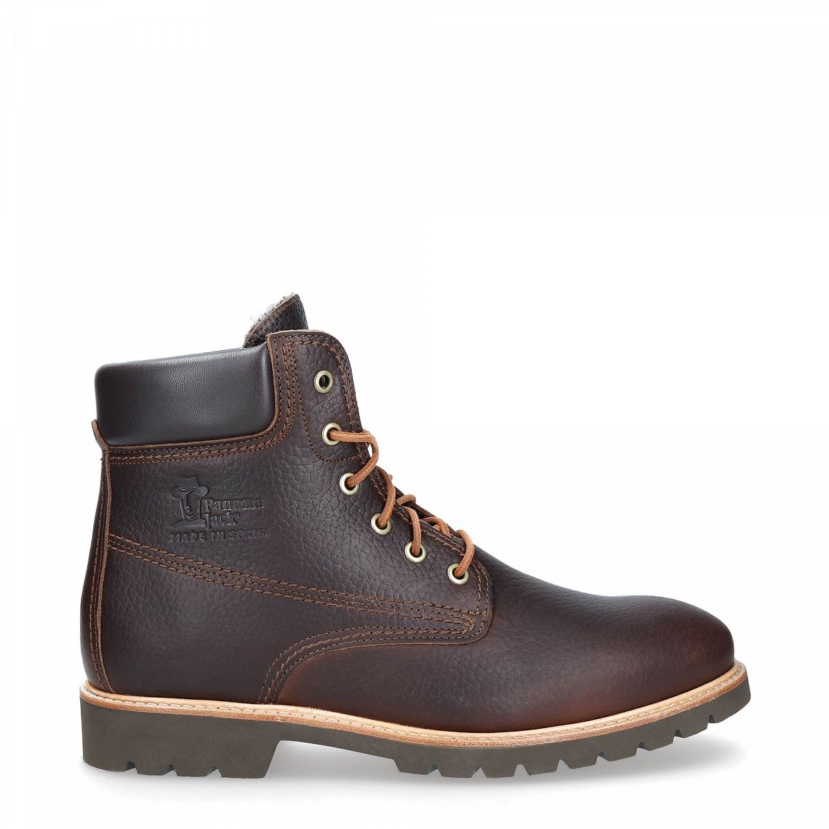 Bottines Panama Jack Gregory Igloo Doublure en peau de mouton Marron Homme | YID-55035277