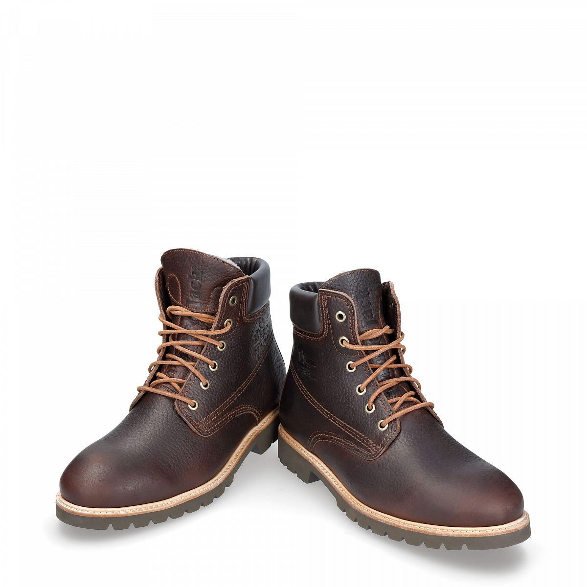 Bottines Panama Jack Gregory Igloo Doublure en peau de mouton Marron Homme | YID-55035277