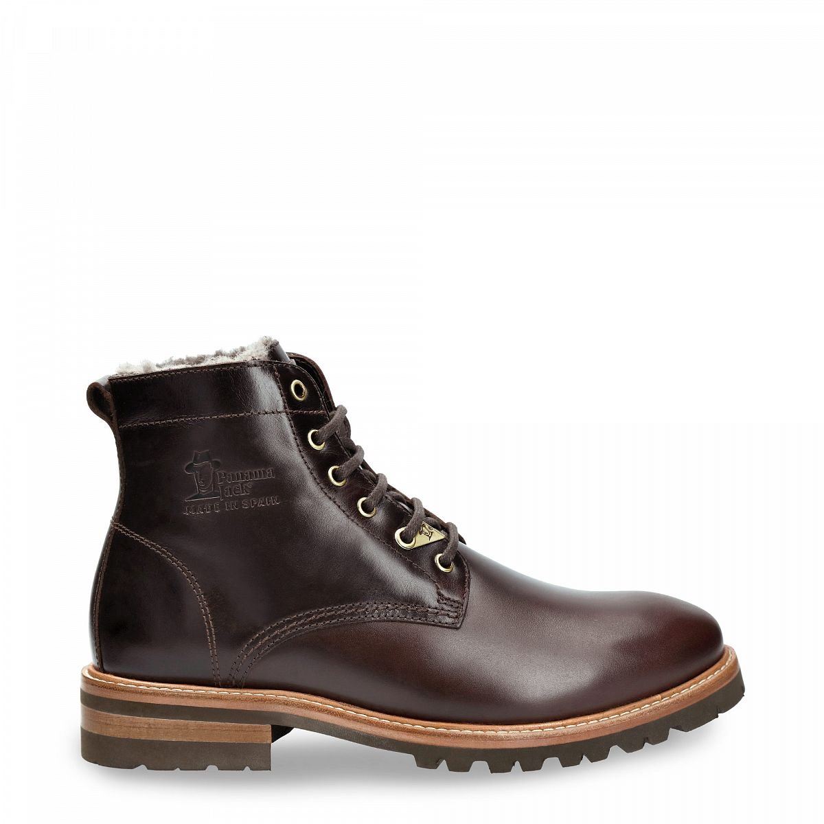 Bottines Panama Jack Emery Igloo Doublure en peau de mouton Marron Homme | ERP-69573923