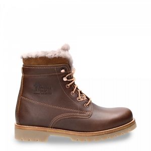 Bottes D'hiver Panama Jack P03 Aviator Igloo Doublure en peau de mouton Bordeaux Homme | UPS-33444923